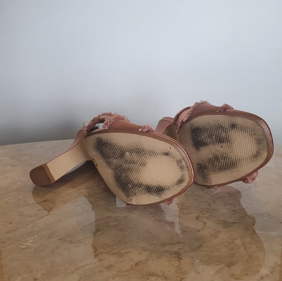 Senso Pink Silk Heels, 38 - Picture 4 of 5